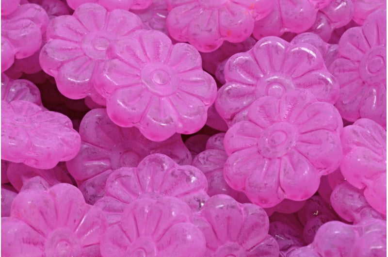 OUTLET 10 克雏菊花珠,水晶 84305 (00030-84305),玻璃,捷克共和国