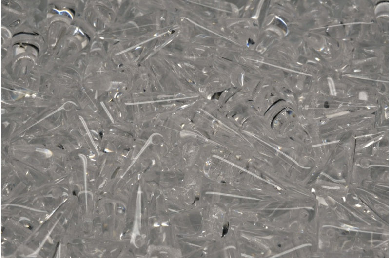 スパイクビーズ、クリスタル(00030)、ガラス、チェコ共和国