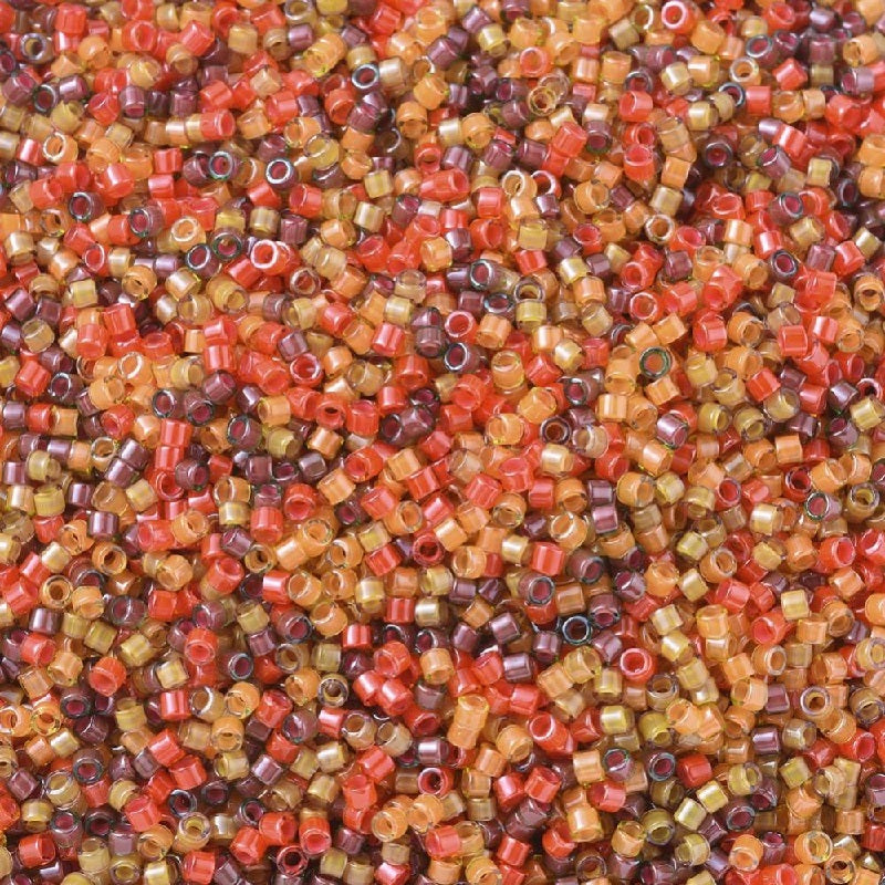 Miyuki Delica Glass Seed Beads, color DB2063, Japan