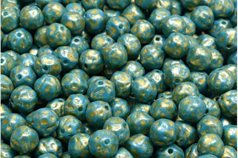 压制珠,白色蛋白石 84308 86720 (02020-84308-86720),玻璃,捷克共和国