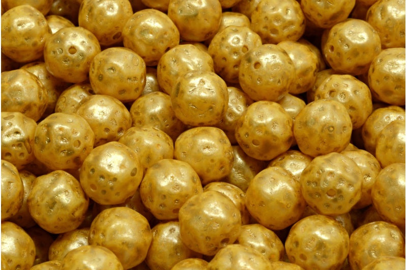 プレスビーズ、ホワイトオパール 84302 86720 (02020-84302-86720)、ガラス、チェコ共和国