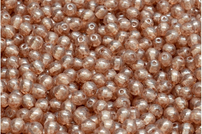 ラウンドドラックビーズ、クリスタル 86750 (00030-86750)、ガラス、チェコ共和国