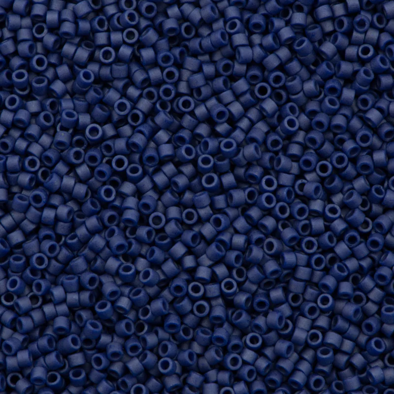 Miyuki Delica Glass Seed Beads, color DB0377, Japan