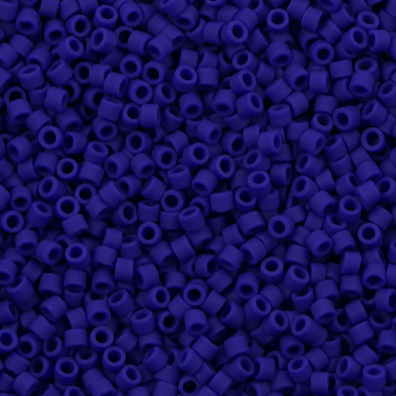 Miyuki Delica Glass Seed Beads, color DB0756, Japan