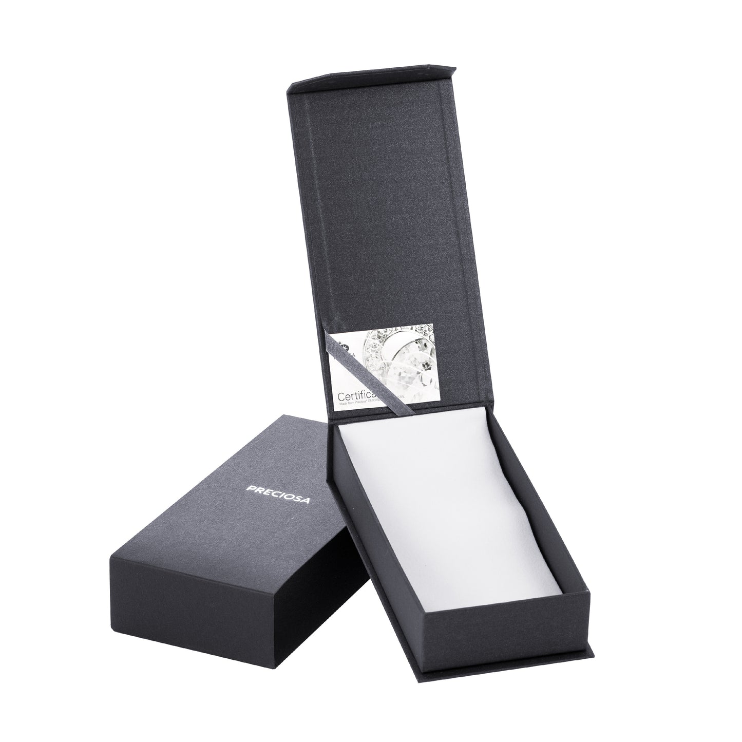 Pendant Aquila Silver Ag-925 Rhodium Plated Jewelry, Czech Crystal Glass Preciosa, Czech Bohemia PRECIOSA BEAUTY Jewelry, Crystal Clear / White