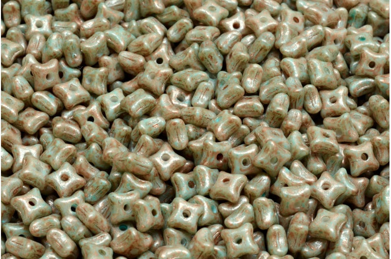 オリオンビーズ、ホワイト 84309 86750 (02010-84309-86750)、ガラス、チェコ共和国