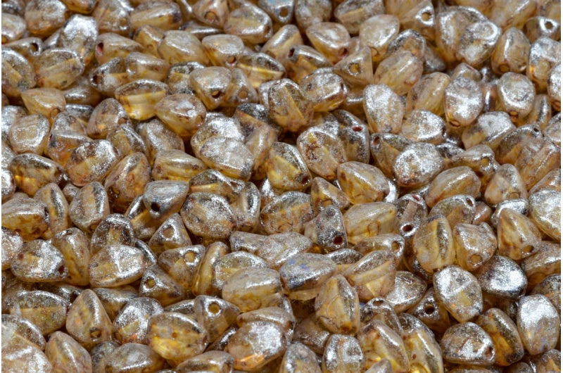 Pinch Beads, Crystal Matte Travertin 34301 (00030-84100-86800-34301), Glass, Czech Republic