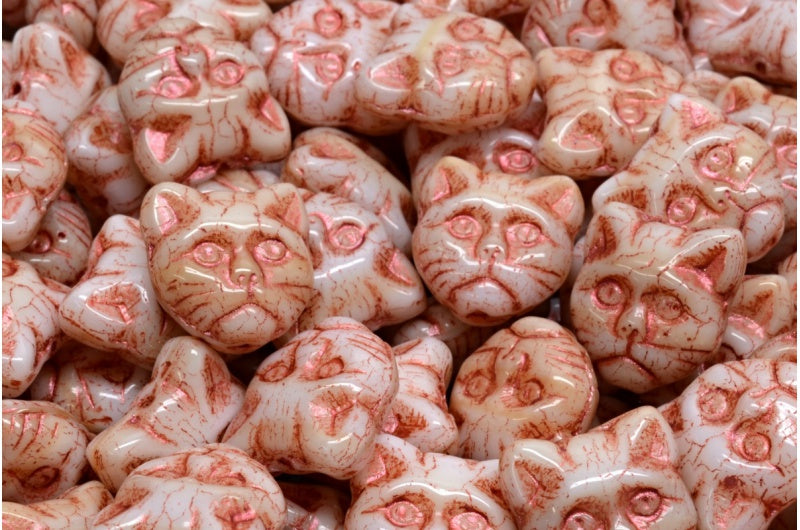 猫用マズルビーズ、7114 銅線入り(07114-43806)、ガラス製、チェコ共和国