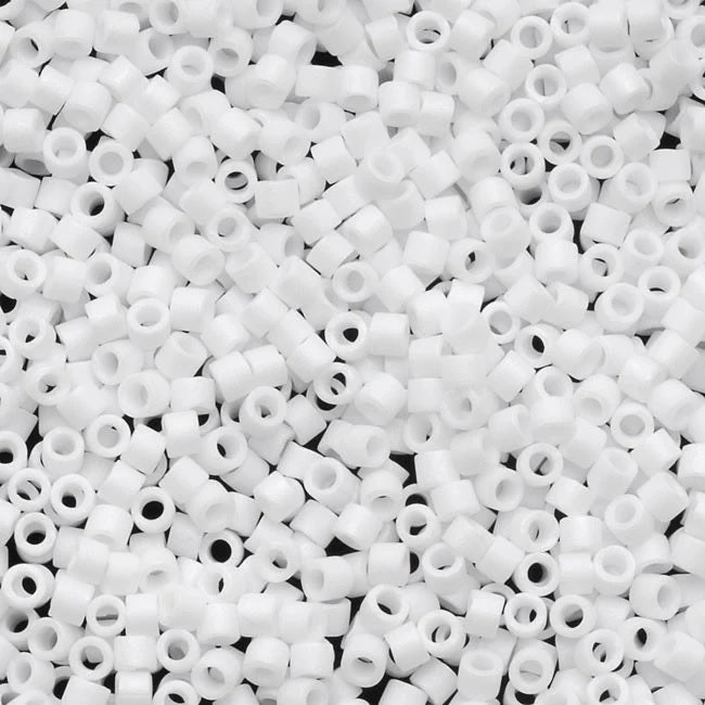 Miyuki Delica Glass Seed Beads, color DB0351, Japan