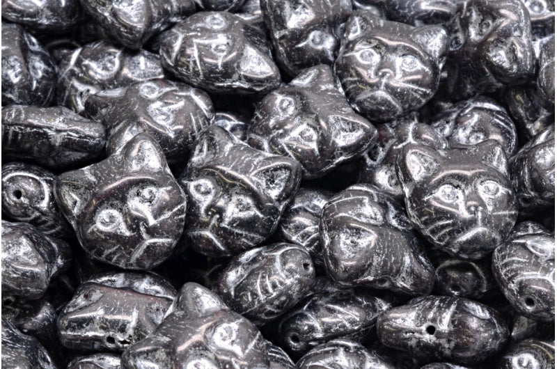 猫用マズルビーズ、8295 シルバーライン (08295-54301)、ガラス、チェコ共和国