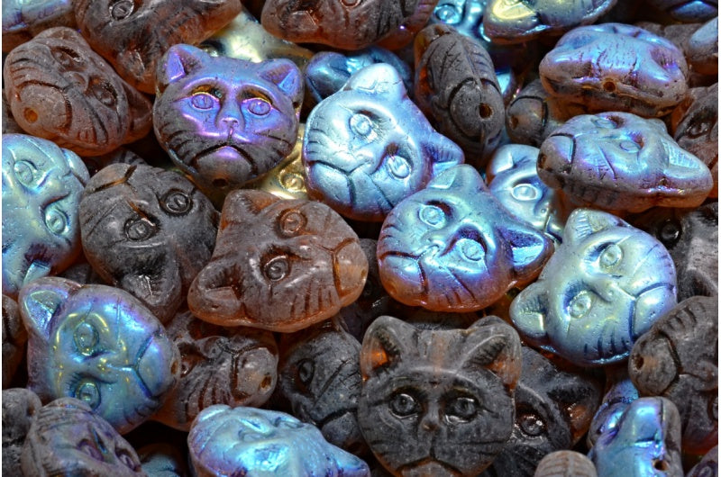 猫用マズルビーズ、18036 Ab (18036-28701)、ガラス製、チェコ共和国