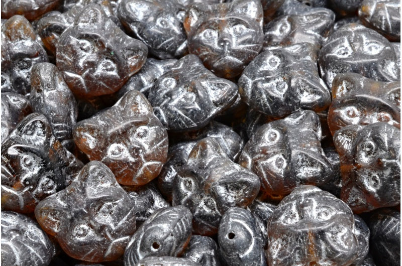 猫用マズルビーズ、18036 シルバーライン(18036-54301)、ガラス製、チェコ共和国