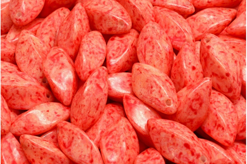 扭纹珠,白蛋白石 35276 31032 (02020-35276-31032),玻璃,捷克共和国