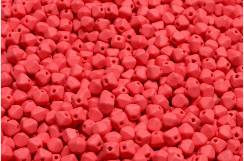 Bicone Beads, White Opal 22M08 (02020-22M08), Glass, Czech Republic