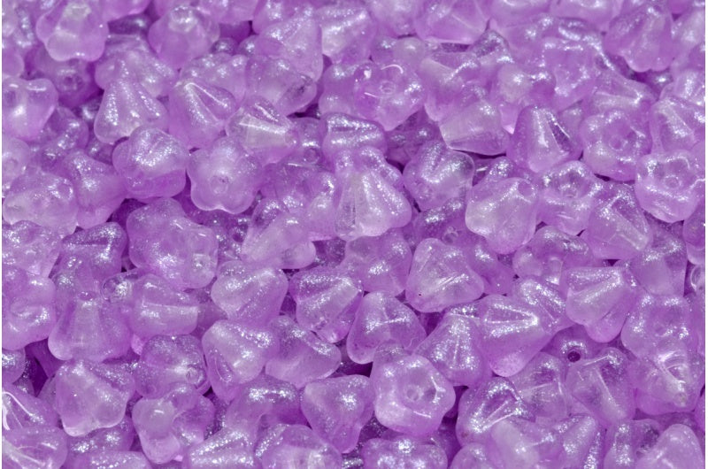 Bell Flower Beads, Crystal 542004 (00030-542004), Glass, Czech Republic