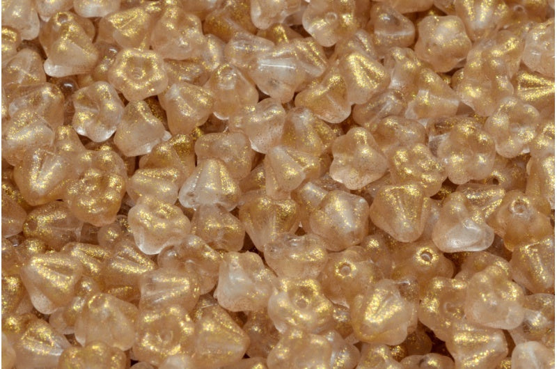 Bell Flower Beads, Crystal 542010 (00030-542010), Glass, Czech Republic