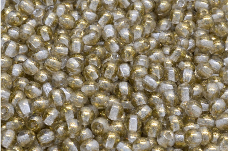 ラウンドドラックビーズ、クリスタル 541013 (00030-541013)、ガラス、チェコ共和国