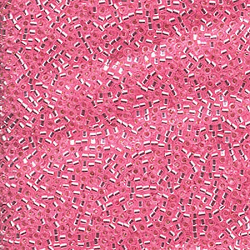 Miyuki DELICA Seed Beads Rocailles, Silver Lined Light Pink (DB1335), Glass, Japan