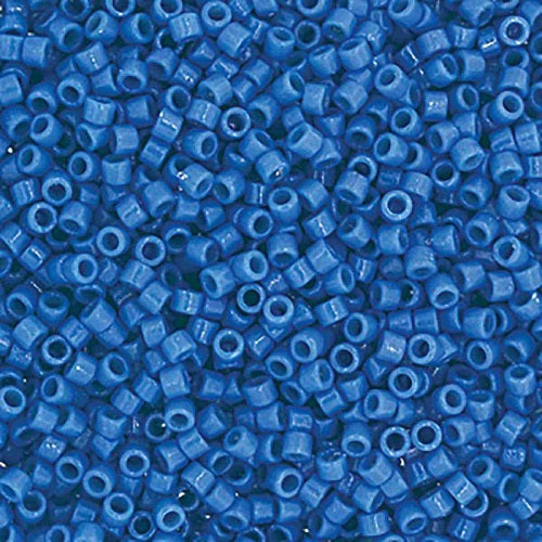 Miyuki DELICA Seed Beads Rocailles, Duracoat Opaque Juniper Berry (DB2135), Glass, Japan