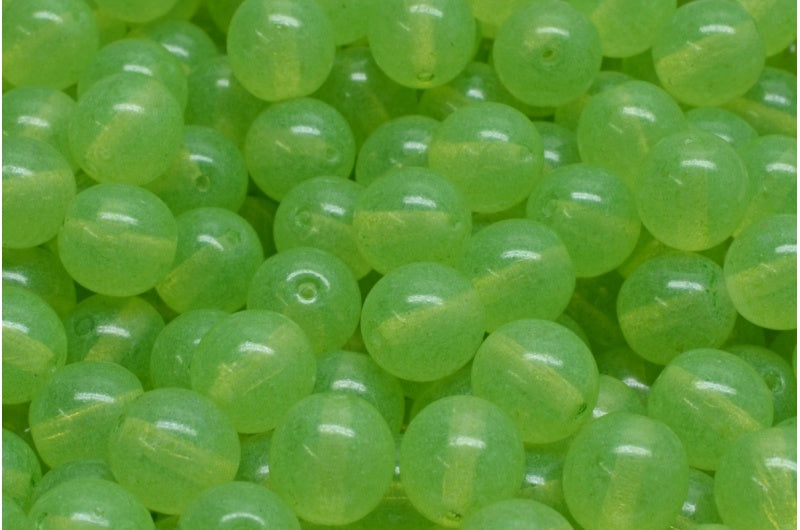 Round Druck Beads, Crystal 20012 (00030-20012), Glass, Czech Republic