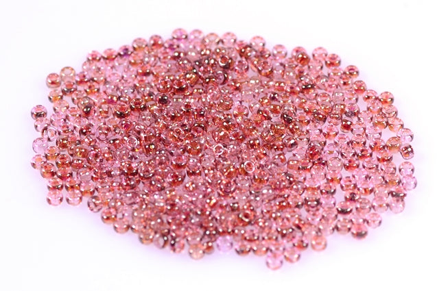 プレシオサ・オルネラ・ロカイユ ラウンドシードビーズ、ヒヤシンス、カラーラインドブルー、スフィンクス(91004)、ガラス、チェコ共和国