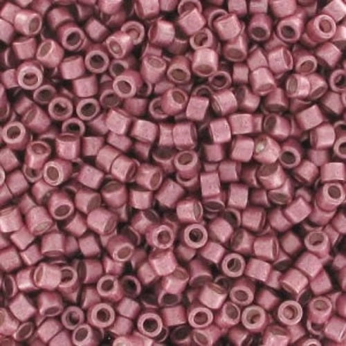 Miyuki DELICA Seed Beads Rocailles, Galvanized Semi-Frosted Berry (DB1157), Glass, Japan