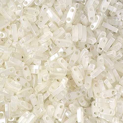 ミユキティラ/ハーフティラ/クォーターティラ 2穴ビーズ、オパールセイロン(QTL0512)、ガラス、日本製