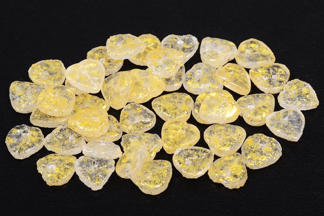 Leaf Beads, Crystal Etched 56902 (00030-LEPT-56902), Glass, Czech Republic