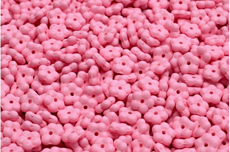 忘れな草ビーズ、ホワイト 22M10 (02010-22M10)、ガラス、チェコ共和国