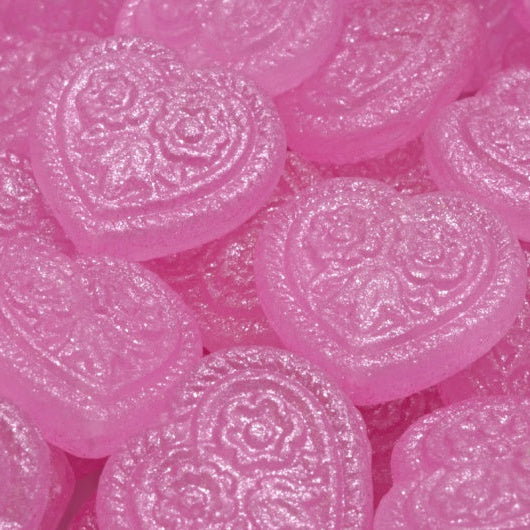 OUTLET 10 grams Heart With Folklore Flowers Beads, 17 x 17 mm, Crystal Pink (00030-542002), Glass, Czech Republic