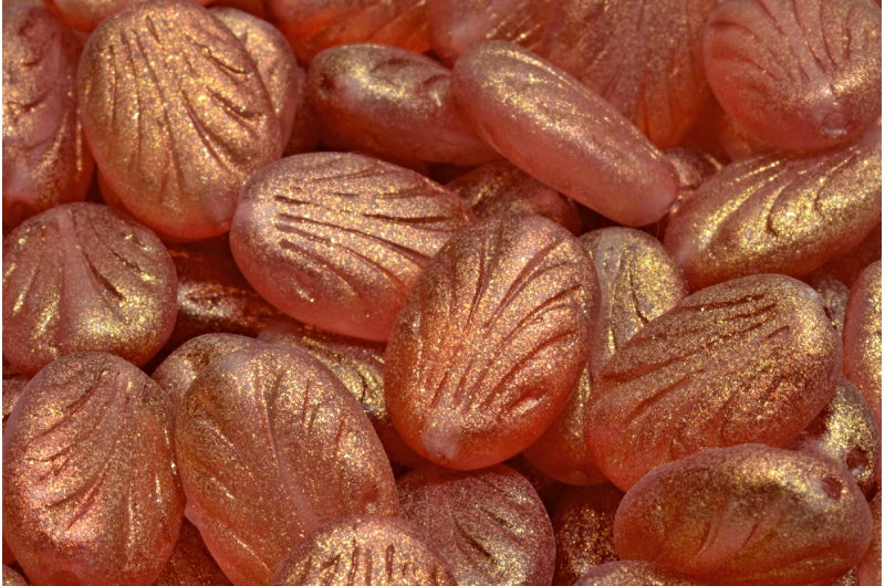 Oval With Lines, Crystal Matte 542012 (00030-84100-542012), Glass, Czech Republic