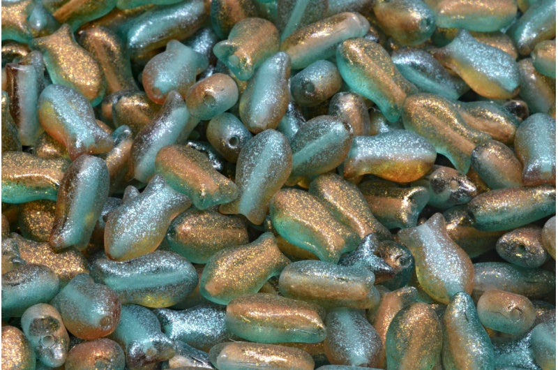 シンプルフィッシュビーズ、クリスタル 542016 (00030-542016)、ガラス、チェコ共和国