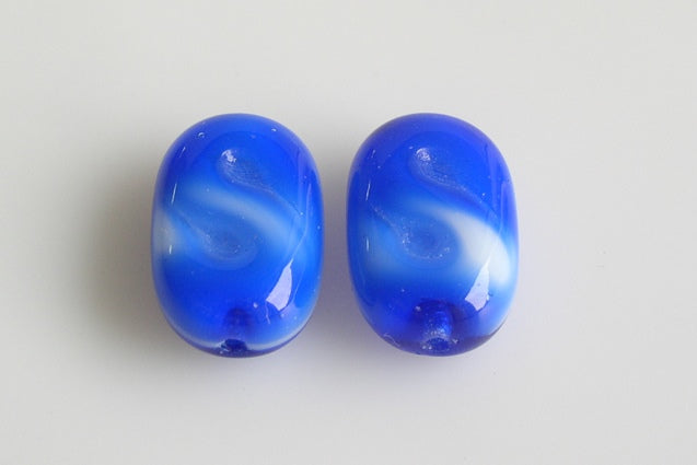 Pressed Beads With S, 7334 (07334), Glass, Czech Republic