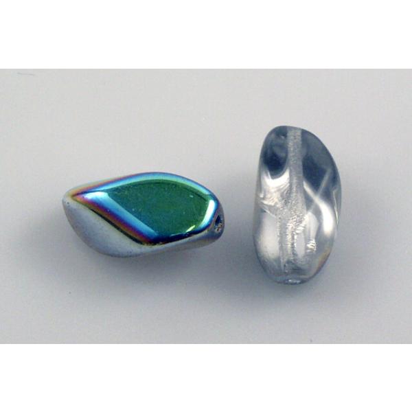 プレスビーズ、クリスタル クリスタル ヴィトレイル ミディアムコーティング (00030-28101)、ガラス、チェコ共和国