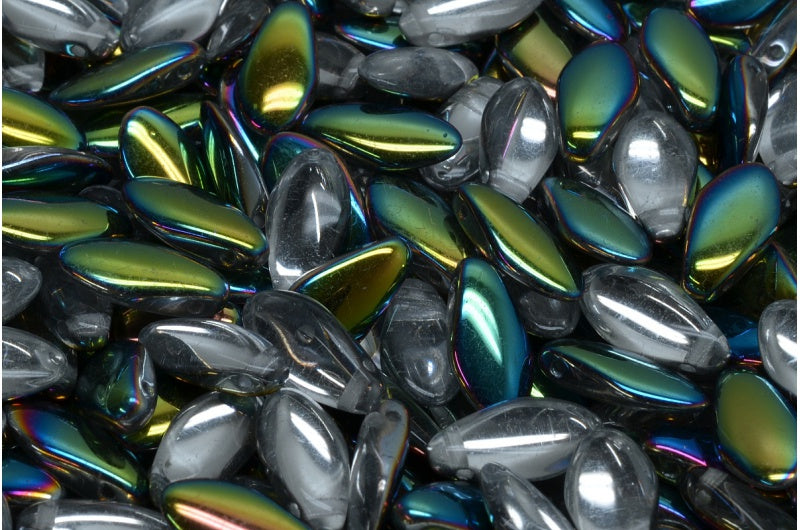 ダガービーズ、クリスタルクリスタルヴィトレイルミディアムコーティング(00030-28101)、ガラス、チェコ共和国