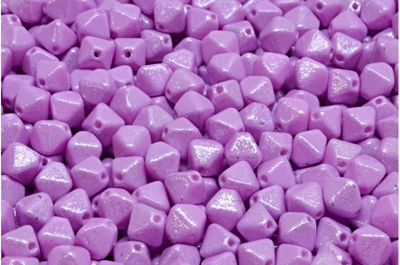 Bicone Beads, White 33506 M0031 (02010-33506-m0031), Glass, Czech Republic