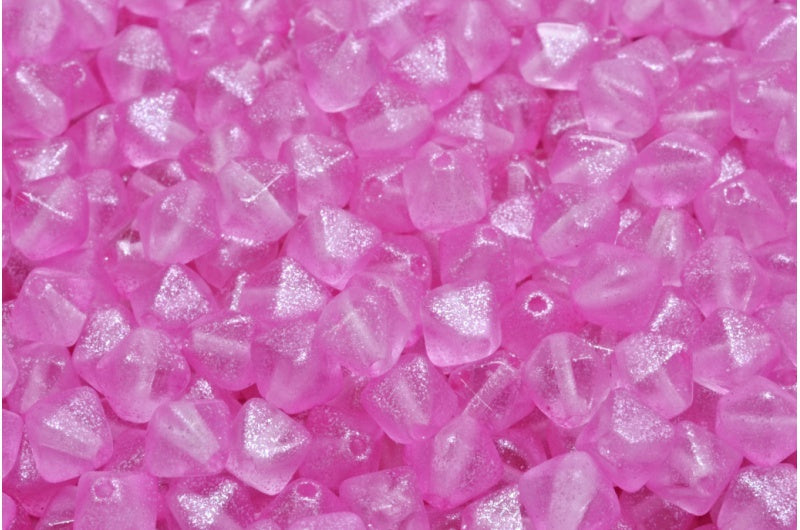Bicone Beads, Crystal Pink (00030-542002), Glass, Czech Republic