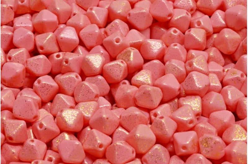 Bicone Beads, White 33503 M0035 (02010-33503-m0035), Glass, Czech Republic