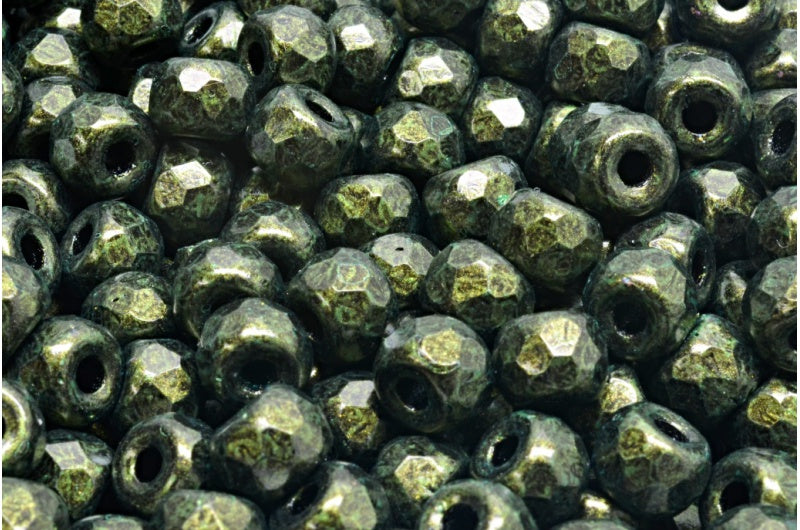 刻面小马贝果珠,黑色 57950 (23980-57950),玻璃,捷克共和国