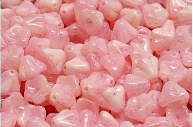 铃铛花珠,86018 暖紫色斑点(86018-33304),玻璃,捷克共和国