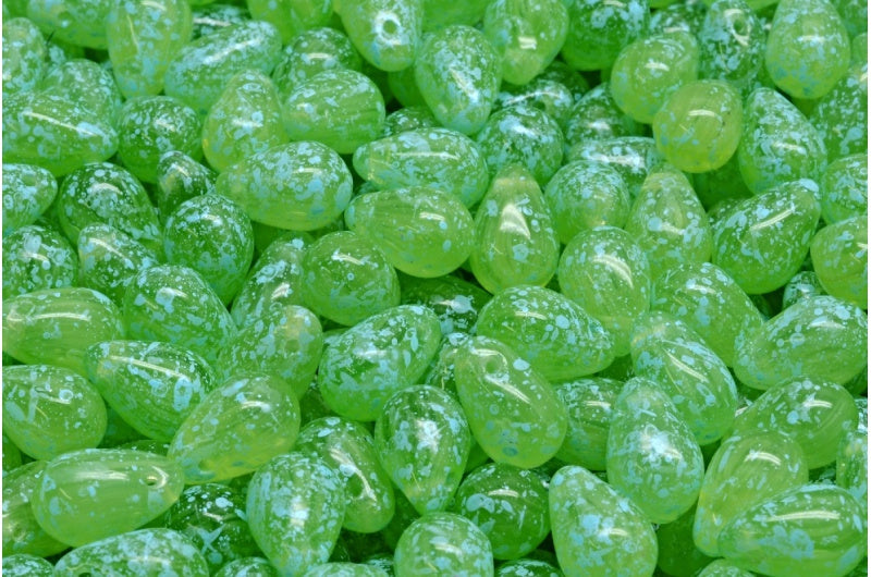 OUTLET 10 grams Drop Beads, 6 x 9 mm, R5542 94408 (R5542-94408), Glass, Japan