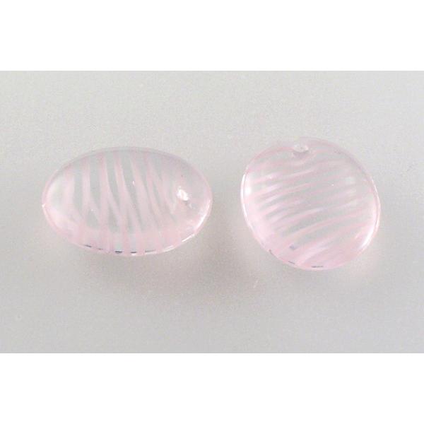 Oval Lentil Pressed Beads, 8701 (08701), Glass, Czech Republic