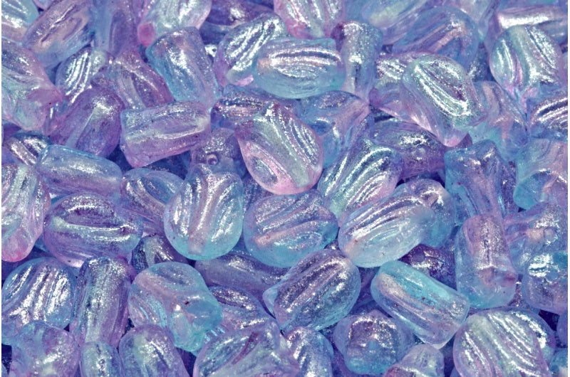 Mini Tulip Beads, Crystal 541003 (00030-541003), Glass, Czech Republic