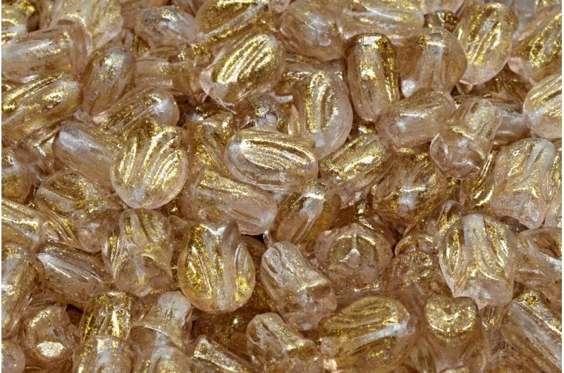 Mini Tulip Beads, Crystal 541010 (00030-541010), Glass, Czech Republic