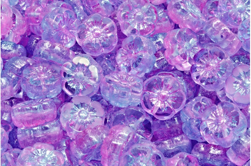 Daisy Flower Bead, Crystal 541020 (00030-541020), Glass, Czech Republic