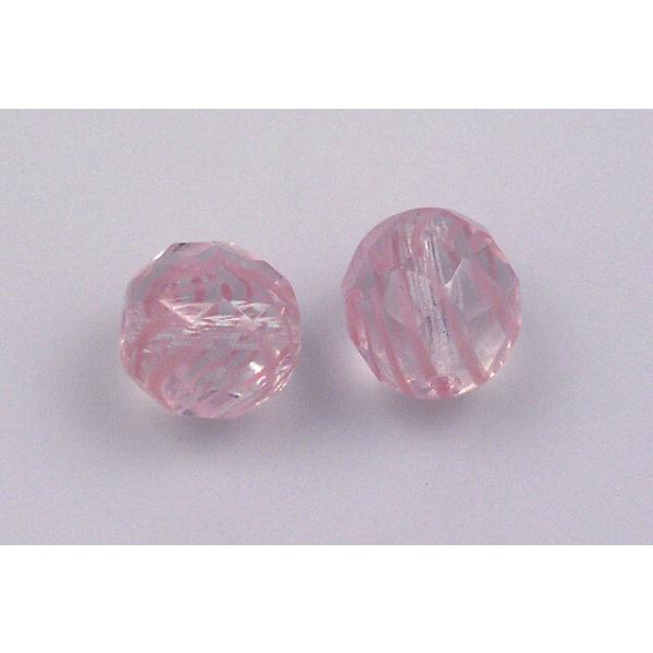 Faceted Round Fire Polished Beads, 8701 (08701), Glass, Czech Republic