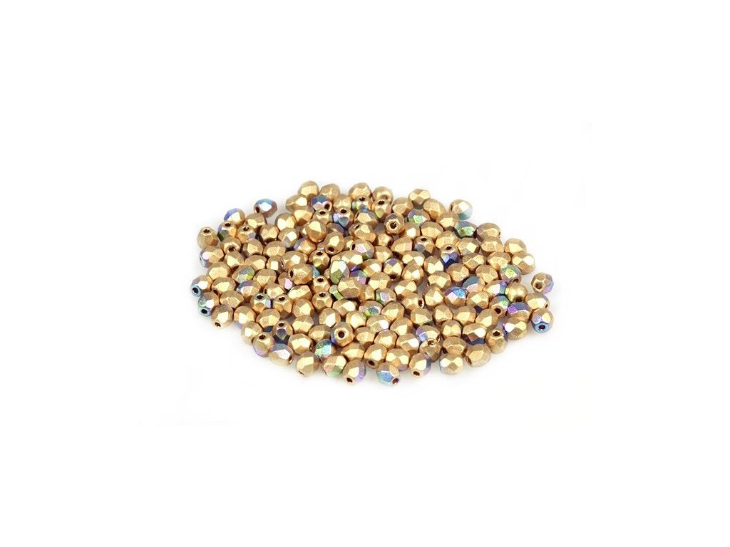 Fire Polished Faceted Beads Round 00030/01710/28701 Glass Czech Republic