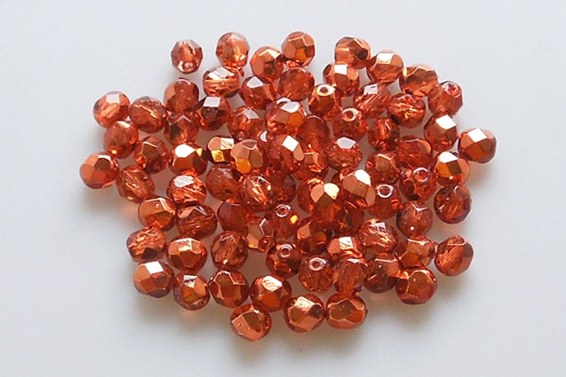 Fire Polished Faceted Beads Round 6 mm, Crystal 97382 (30-97382), Bohemia Crystal Glass, Czechia 15119001