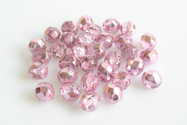 Fire Polished Faceted Beads Round 8 mm, Crystal 97328 (30-97328), Bohemia Crystal Glass, Czechia 15119001