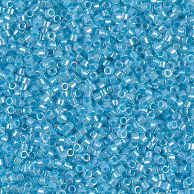 MIYUKI Delica Rocailles Seed Beads, Blue (DB0057), Glass, Japan